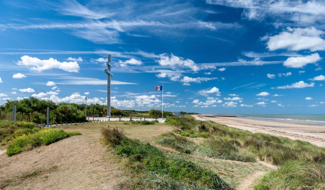 La Courette, Maison Avec Cour Proche Plage Graye-sur-Mer Luaran gambar